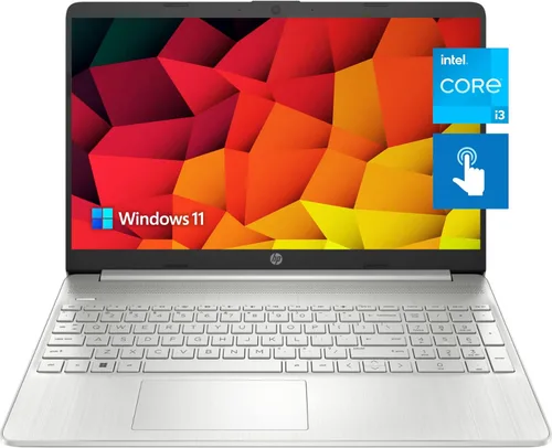 HP Pavilion - Laptop antirreflejos con pantalla táctil HD de 15.6", 16 GB de RAM, almacenamiento SSD de 256 GB, procesador Intel Core de hasta 4.1