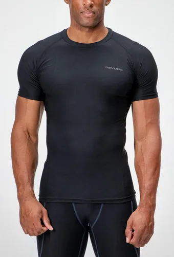 Miniatura 6 de Devops - Camisetas de compresión para hombre 2 3 unidades manga corta camiseta base para entrenamiento