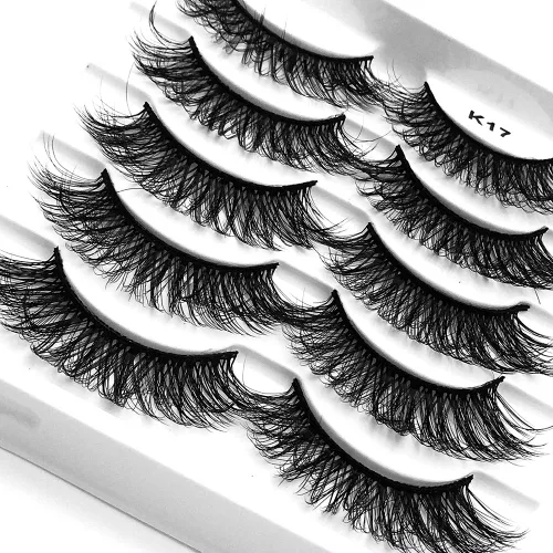 Miniatura 8 de Pestañas postizas de visón 3D, pestañas postizas naturales y finas, 0.59 pulgadas, pestañas largas y esponjosas, herramientas de maquillaje de ojos