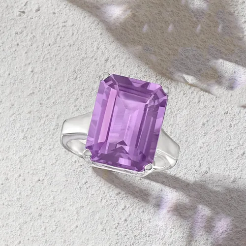 Miniatura 5 de Ross-Simons Anillo de amatista de 11 quilates en plata de ley