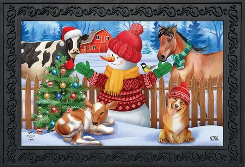 Miniatura 4 de Briarwood Lane Felpudo de humor de gnomos navideños Navidad