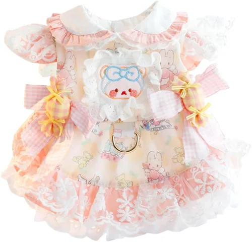 Miniatura 40 de Moda Vestido de Princesa de Chifón para Perro Dulce Cachorro para Perro EXTRAL Pequeño y Perro Pequeño Rosa M