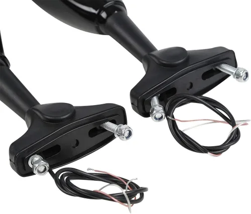 Miniatura 4 de TCMT Espejos LED integrados para Honda VFR800 Interceptor 03-07 Kawasaki Ninja ZX-10R 2004-2011 KTM RR312 08-09 Suzuki GSXR1000 09-11 Yamaha YZF-R6