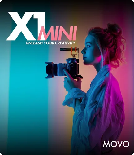 Miniatura 3 de Movo X1-Mini - Micrófono de video tipo escopeta para cámara - Micrófono de cámara analógico/digital de 3.5mm/USB-C supercardioide para DSLR, iPhone