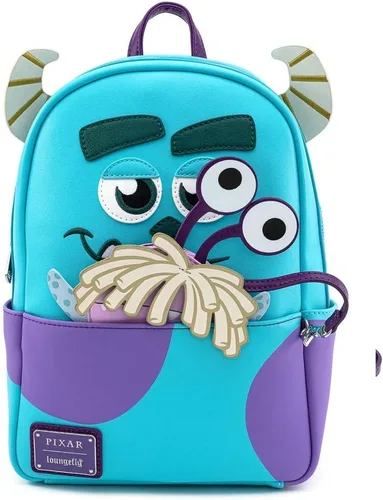 Miniatura 2 de Loungefly Disney Sully with Boo Pouch Cosplay - Bolso de hombro con doble correa para mujer Multi