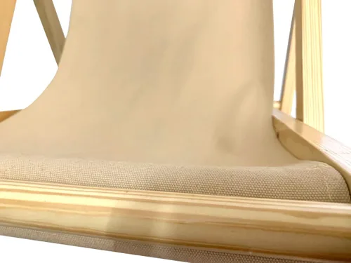 Miniatura 6 de TBACW Lona de repuesto para silla, beige, 47.24 x 17.32 pulgadas, 220 libras de capacidad, solo tela para patio, sala de estar, playa, silla
