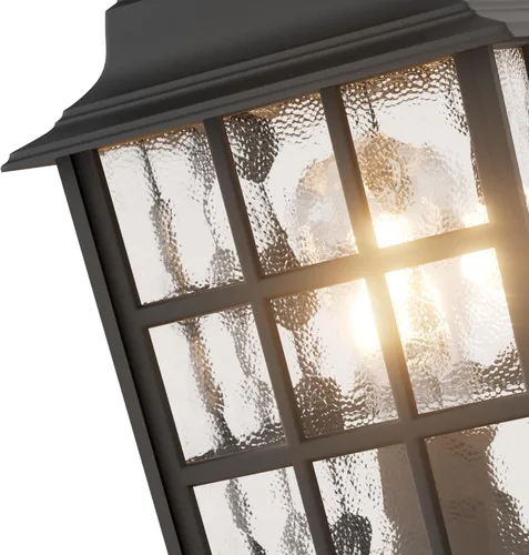 Miniatura 7 de Paquete de 2 luces de poste para exteriores del atardecer al amanecer, lámpara exterior con base de montaje en muelle, luz de farol de poste