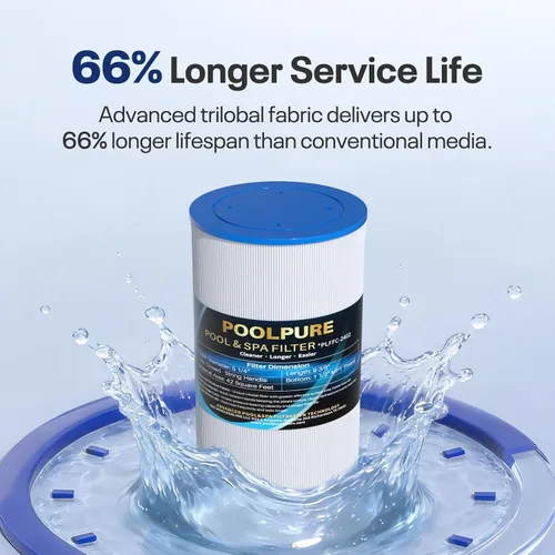 Miniatura 5 de POOLPURE Filtro de spa que reemplaza a Watkins 303279, PFF42TC-P4, 5CH-37, 78460, FC-2402, Lifesmart, Freeflow, AquaTerra, Hydromaster, Grandmaster