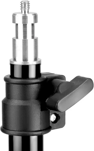 Miniatura 3 de Neewer® Mini juego de dos soportes de luz trasera de aluminio para fotografía con altura máxima de 32 pulgadas/31.5 in para relfectores, softboxes