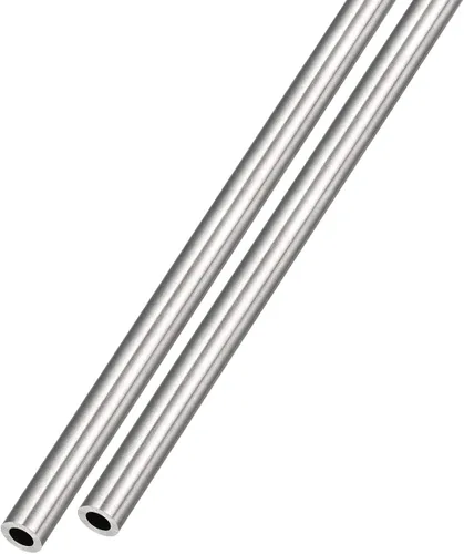 Miniatura 13 de METALLIXITY Tubo de acero inoxidable 304 (0.236 in de diámetro x 0.039 in de pared T x 9.843 in de largo), 2 piezas, tubo recto - para muebles
