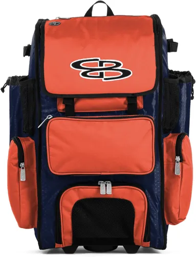 Miniatura 89 de Boombah Rolling Superpack - Bolsa para equipo de béisbol/sóftbol, varios colores, mango telescópico y capacidad para 4 murciélagos, versión