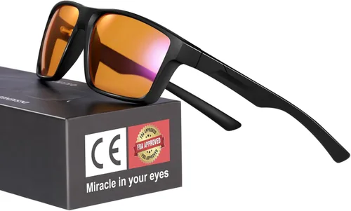 Miniatura 15 de Okany Blue Light Blocking Glasses Gaming Computer Glasses Powerful Professional Screen Filter Negro claro