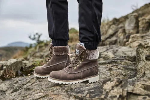 Miniatura 6 de COTTIMO Botas de invierno antideslizante con forro de piel para mujer