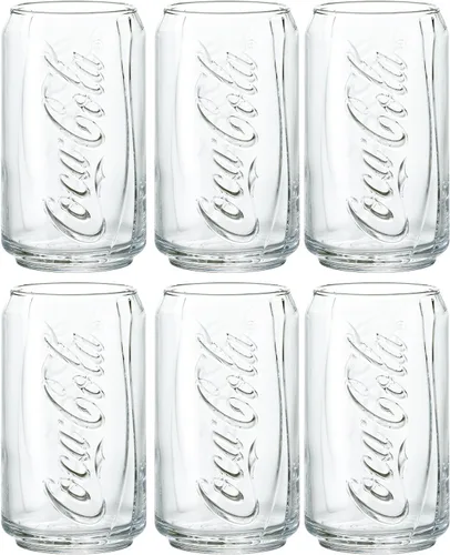ADERIA B5468 - Vaso de Coca-Cola Cangata, 12.0 fl oz (12.0 fl oz), juego de 6, hecho en Japón, taza Highball, boda, celebración, cerveza, elegante,