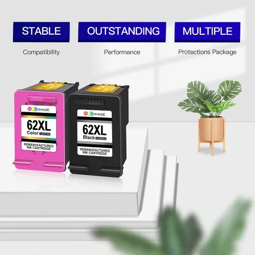 Miniatura 6 de GPC Image Cartucho de tinta remanufacturado de repuesto para HP 62XL 62 XL para Envy 5540 5660 7645 5642 5542 5643 5640 7644 5661 7643 5663