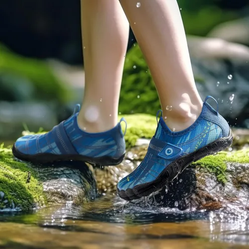 Miniatura 3 de SEEKWAY - Zapatos de agua para niños y niñas, de secado rápido, antideslizantes, calcetines acuáticos para deportes al aire libre, piscina
