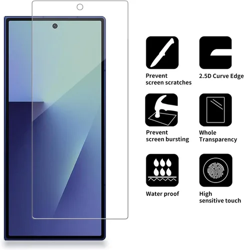 Miniatura 2 de Paquete de 4 protectores de pantalla exteriores de vidrio compatibles con Samsung Galaxy Z Fold 7 [solo el exterior] [dureza 9H], vidrio templado