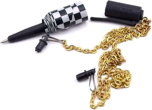 Miniatura 4 de Enjoyer - Bolígrafo a collar con cadena, bolígrafo desaparecido, trucos mágicos, primer plano, trucos mágicos, ilusiones de escenario, accesorios