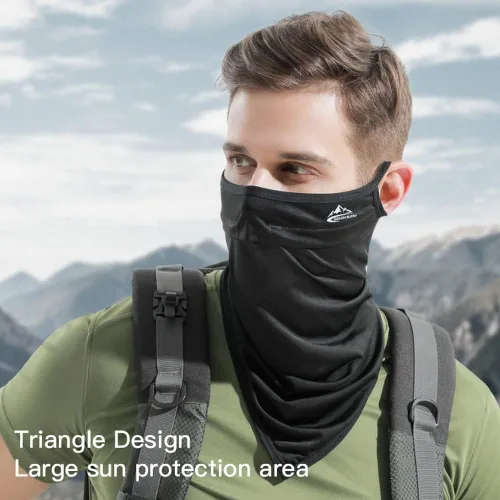 Miniatura 7 de Máscara facial de verano para motocicleta de hielo frío para hombre pasamontañas pañuelo para la cabeza para correr ciclismo pesca al aire libre