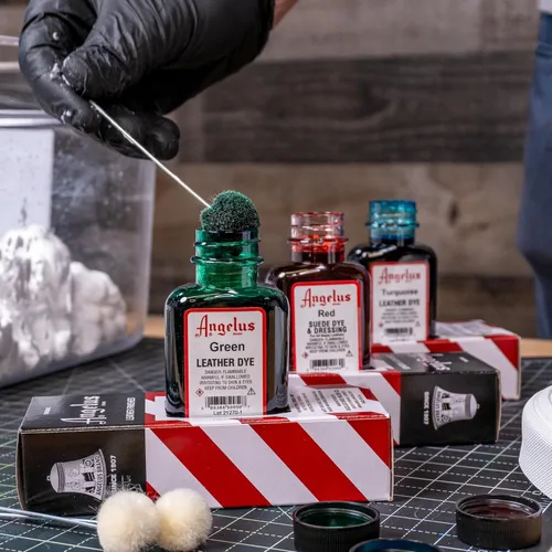 Miniatura 5 de Angelus - Tinte y apresto para ante y nobuk con aplicador3oz.