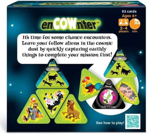 Miniatura 4 de Juego de estrategia enCOWnter Three Corner por TREND Enterprises, Inc. - Juegos de cartas familiares