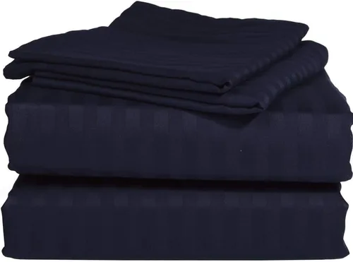 Miniatura 15 de Juego de sábanas de algodón peinado de 1500 TC para colchón de 38 a 17.7 in de profundidad (tamaño doble) Sábanas para cama (trifa, beige)
