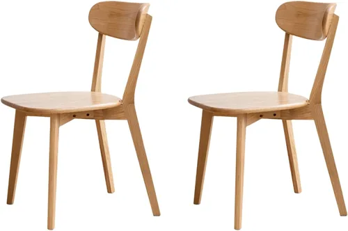 Miniatura 19 de Sillas de comedor de madera maciza 100% - Prácticas sillas de cocina - Silla de madera para comedor, cocina (1, negro)