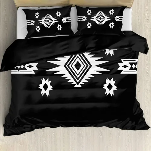 Miniatura 5 de Aztec Southwest - Juego de funda de edredón de tamaño individual de nativos americanos, funda de edredón tamaño matrimonial con fundas de almohada