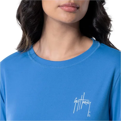 Miniatura 3 de Guy Harvey Camisa de protección solar de rendimiento de manga larga para mujer UPF 50+