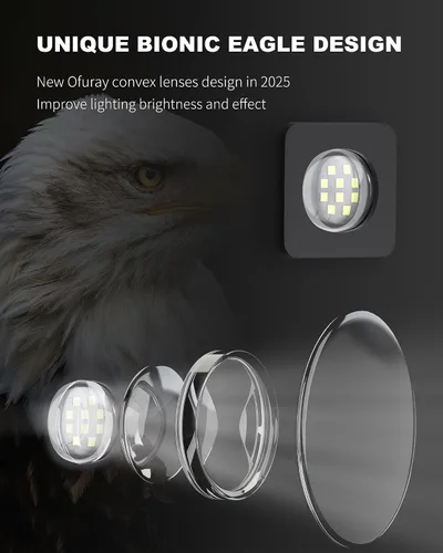 Miniatura 4 de Ofuray Of-12600W - Farolas solares para exteriores – 15 W superbrillantes 120 LED, se ilumina 2,800 pies cuadrados con sensor de movimiento