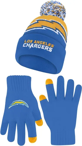 Miniatura 39 de Ultra Game Adults NFL Official Super Soft Winter Beanie Knit Hat With Warm Touch Screen Gloves Color del equipo 2