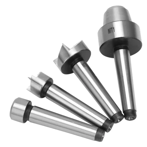 Miniatura 8 de 4pcs MT1 Torno de madera Live Center Drive Spur Cup Herramientas de torneado para carpintería con caja de madera (MT1)