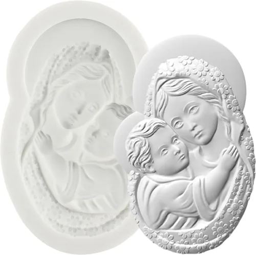 Miniatura 10 de Molde de silicona de comunión para fondant de paloma para decoración de pasteles, decoración de cupcakes, pasta de goma de chocolate, arcilla