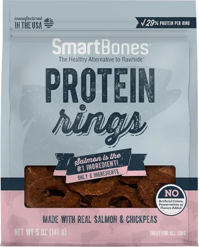 Miniatura 11 de SmartBones Anillos de proteína con pollo real y batata, 10.5 onzas