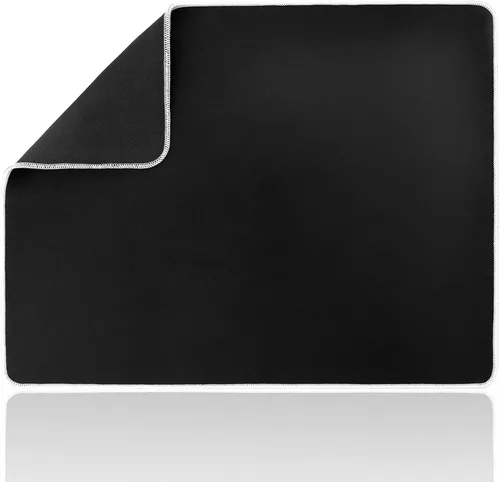 Miniatura 15 de Wolaile Alfombrilla de mouse grande para computadora de escritorio, borde cosido negro, 50 x 17 pulgadas