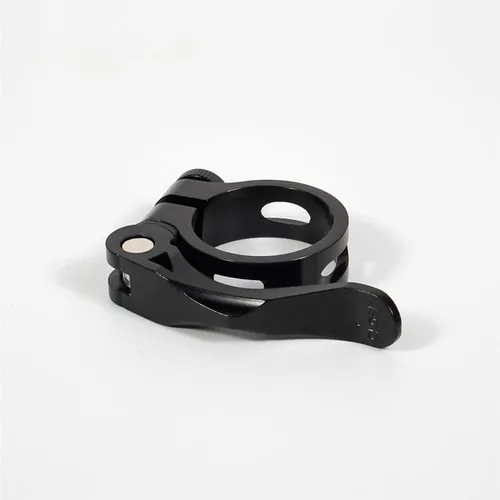 Miniatura 5 de Abrazadera de poste de asiento de bicicleta, 2 abrazaderas para tija de sillín de bicicleta, perno de abrazadera de liberación rápida para bicicleta