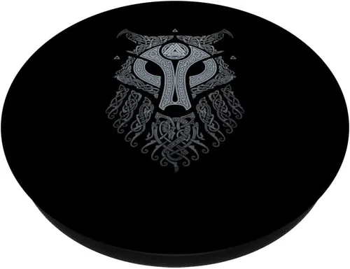 Miniatura 2 de VIKING CELTIC FENRIR - WOLF OF ODIN VIKING PopSockets intercambiables PopGrip