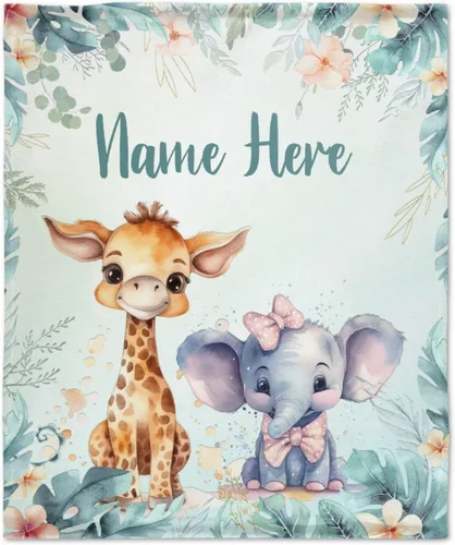 Miniatura 18 de Manta personalizada con nombre, suave, acogedora y ligera, con nombre para sofá o cama, regalo personalizado, unisex, tamaño XS, 40 x 30 pulgadas