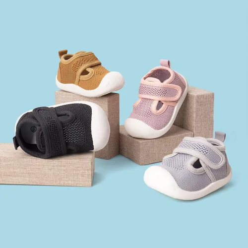 Miniatura 6 de Zapatos para bebés de 1 a 4 años, zapatos para niños pequeños, zapatos para niños y niñas, suela suave, tela de algodón antideslizante, malla