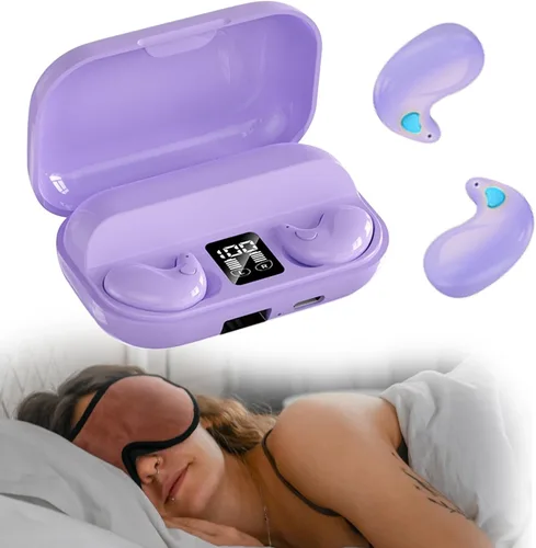 Miniatura 9 de Xmenha Auriculares Inalámbricos Planos Invisibles para Dormir IPX5 Impermeables Auriculares Delgados Invisibles para Dormir para Personas que