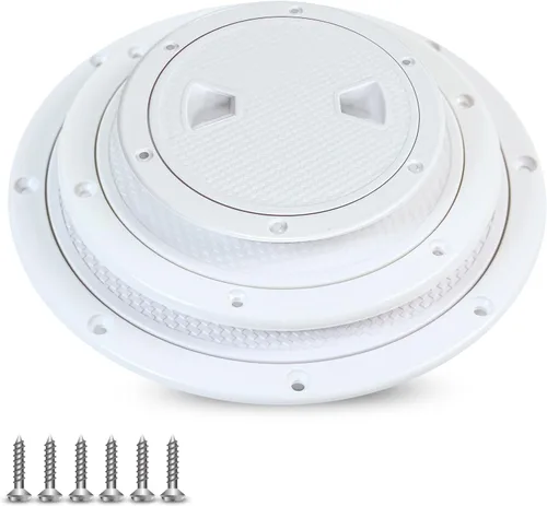 Miniatura 8 de Hoffen Boat Hatch, 4" 6" 8" Round Non Slip Inspection Hatch w/Detachable Cover for Marine Boat Yacht