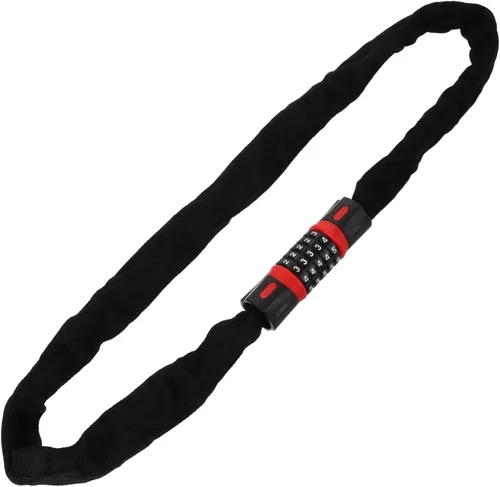 GANAZONO Heavy Duty Bike Chain Lock Digit Combination and Keys Carbon Steel Anti-Theft Security for Bicycle Motorcycle Electric Bike Portable