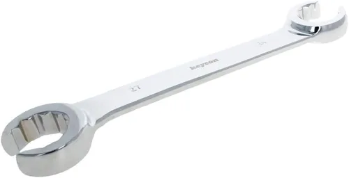 Miniatura 2 de Utoolmart Llave de tuerca de destello, 0.945 in x 1.063 in, doble extremo abierto, acero de alto carbono chapado en cromo espejo, para mantenimiento