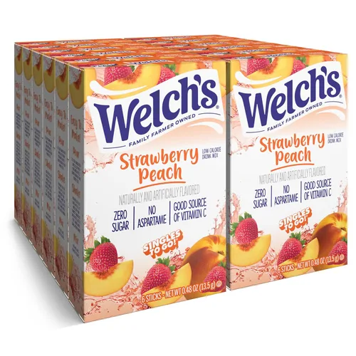 Miniatura 9 de Welch's Singles To Go! Paquete variado de mezcla de bebida de arándano, paquetes de sabor de agua sin azúcar, sin aspartamo, sin tintes