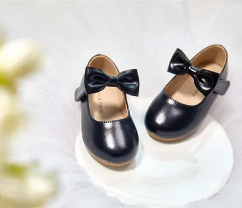 Miniatura 2 de Felix & Flora Zapatos de vestir para niñas pequeñas - Zapatos planos Mary Jane para niñas de flores, zapatos de ballet para fiestas y bodas