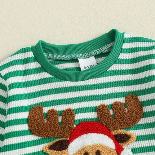 Miniatura 12 de Conjunto de camisa larga y divertida para bebé niño y niña, ropa de primera Navidad, 6, 12, 18, 24 meses, 2T