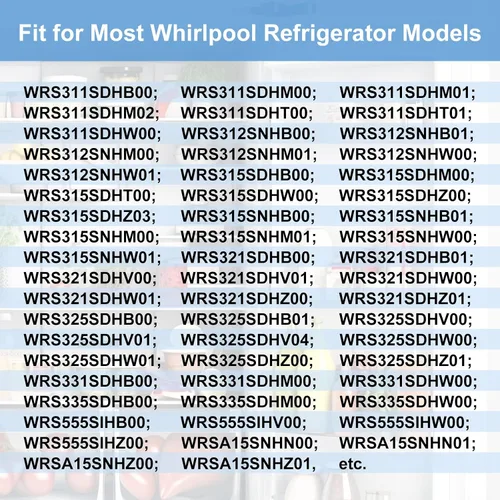 Miniatura 5 de 2 Pack W11239961 W10900538 Cajón de estante para puerta de refrigerador - Compatible con refrigerador Whirlpool WRS311SDH/ WRS325SDH/WRS321SDH