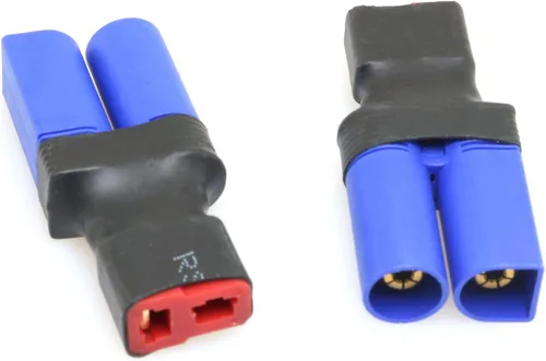 DGZZI Sin cables Conector 2PCS EC5 macho a hembra T-Plug Adaptador para RC FPV Vehículo Power Wire Lipo Batería