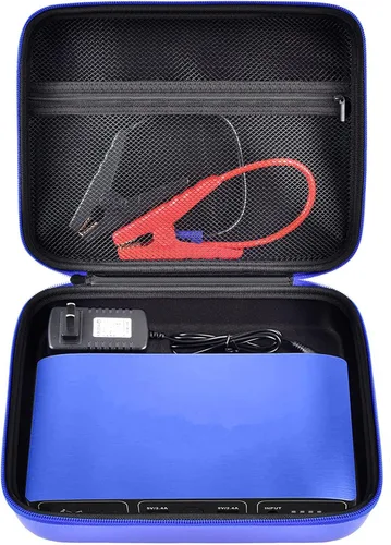 Miniatura 12 de Funda compatible con arrancador de batería portátil para automóvil Halo Bolt 58830/44400/57720 mWh cargador. Soporte de banco de energía para Negro