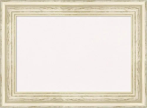 Miniatura 60 de Amanti Art Tablero de corcho blanco para pared (32 x 24) con marco de madera blanco blanco y blanco, tablero de corcho mediano para oficina, tablero